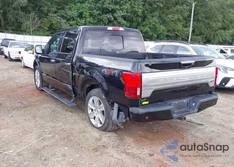 2018 Ford F-150 Platinum z USA, uszkodzony, nr VIN 1FTFW1E12JFD73099